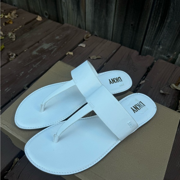 DKNY White Sandals - Picture 3 of 6